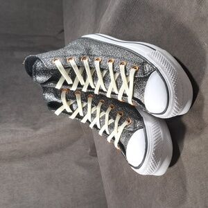 Converse Chuck Taylor All Star Lift Hi Black Copper Platform Sneakers VG US 6